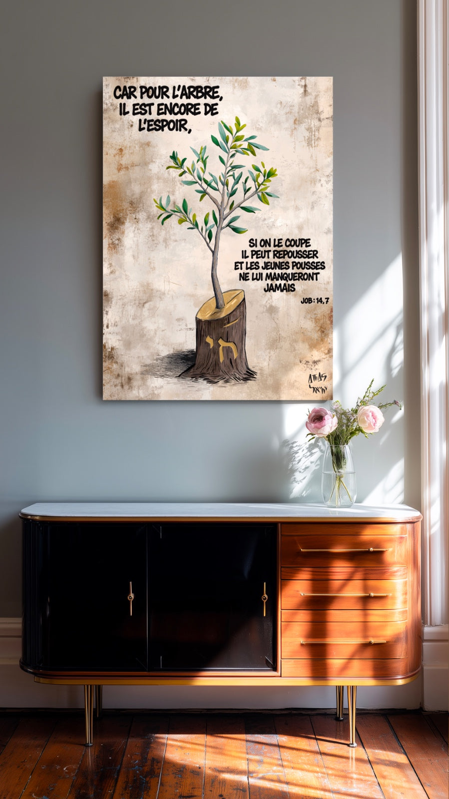 Tableau en hommage à Ilan Halimi - L'arbre d'espoir