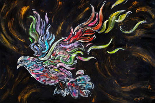 Tableau d'art juif YONA SHEL SHALOM-Originaux Yehiel Attias